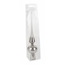VIANOČNÝ ORNAMENT, ČIPKA ORNAMENT, PVC BOX, ORNAMENT LESKLÝ, STRIEBRO