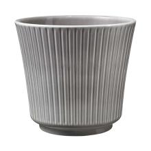KERAMICKÝ HRNIEC "DELPHI", VINTAGE SIVÝ