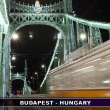 MAGNETKA NA CHLADNIČKU SUVENÍR BUDAPEŠŤ ERZSÉBET MOST