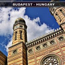 MAGNETKA NA CHLADNIČKU SUVENÍR SYNAGÓGA BUDAPEŠŤ