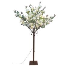 UMELÁ RASTLINA PALISANDER, 120 TEPLÁ BIELA LED