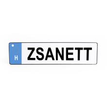 ČÍSELNÝ ŠTÍTOK "ZSANETT"