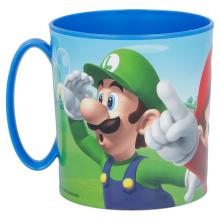 LICENCIA PLASTOVÝ HRNČEK OHRIEVATEĽNÝ V MIKROVLNNEJ RÚRE SUPER MARIO