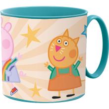 LICENCIA PLASTOVÝ HRNČEK, OHRIEVATEĽNÝ V MIKROVLNNEJ RÚRE, PEPPA PIG
